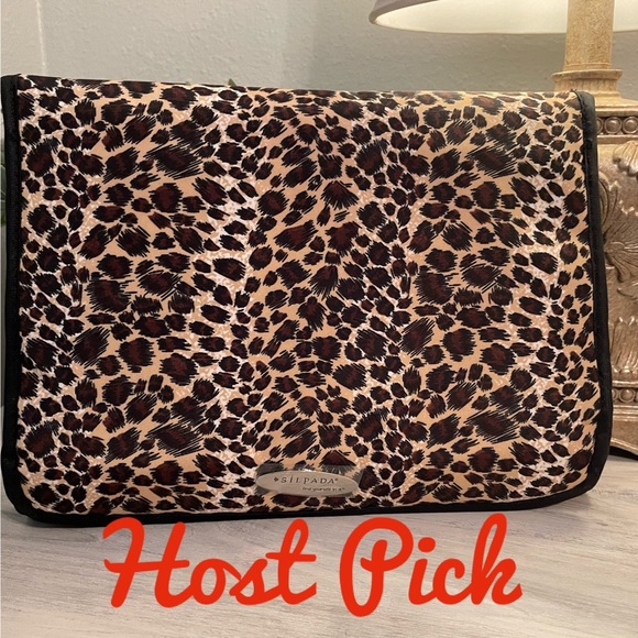 Silpada Tri-fold Jewerly Organizer Case Large Leopard Print - Picture 2 of 12